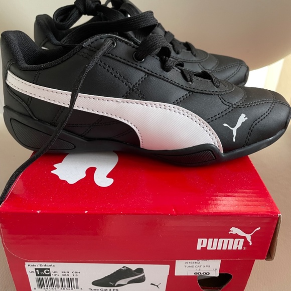 Kids Enfats New Puma shoes size 1.5 US - Picture 3 of 4